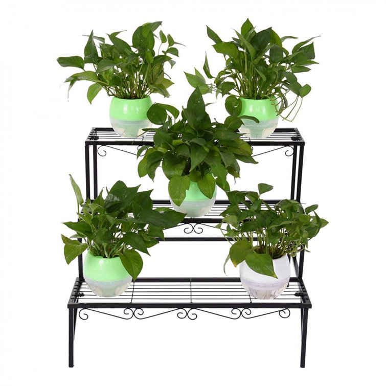 Red Barrel Studio® Wapping Rectangular MultiTiered Plant Stand Wayfair